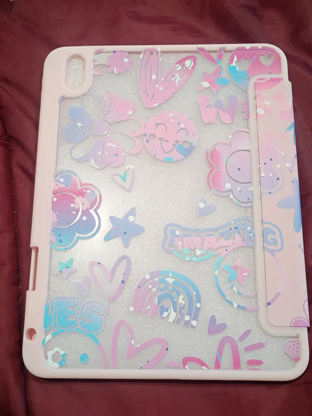 Pink Cute Pattern Tablet Case - Protective Cover